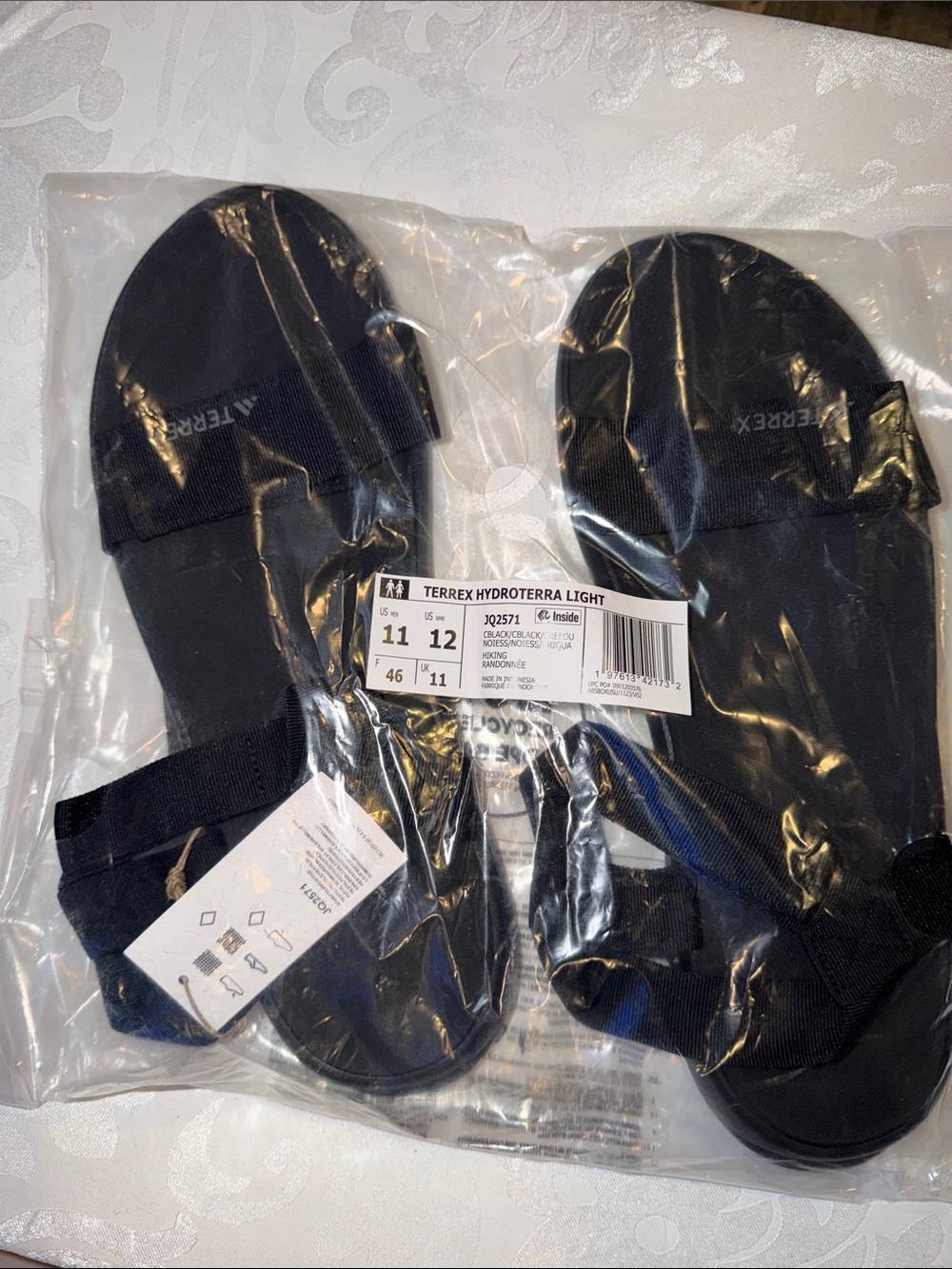 adidas Black Terrex Hydroterra Light Outdoor Sandals